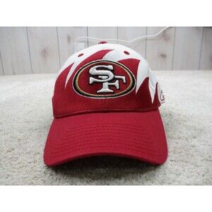 San Francisco 49ers Hat Cap Sharktooth Mens One Size Red Reebok NFL Football